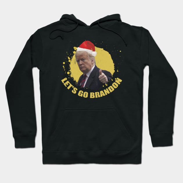 lets go brandon christmas trump Hoodie by Claessens_art